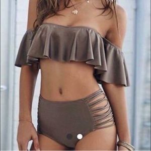 Taupe bikini set